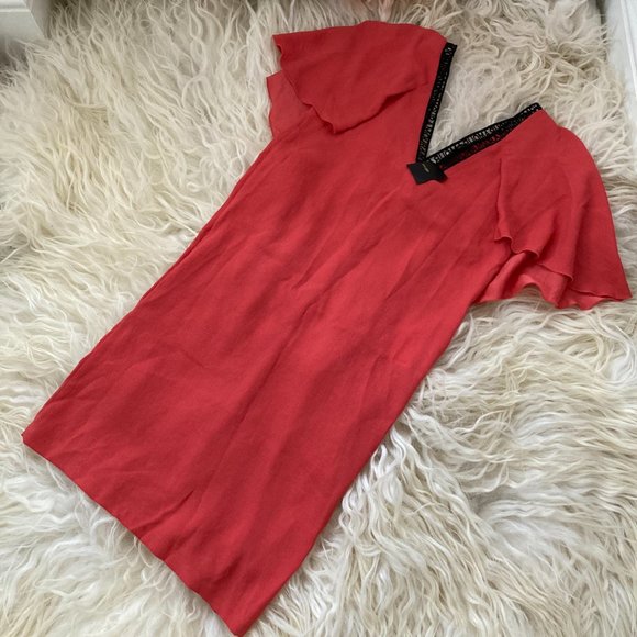 MAJE V-Neck Mini Dress - Picture 2 of 15